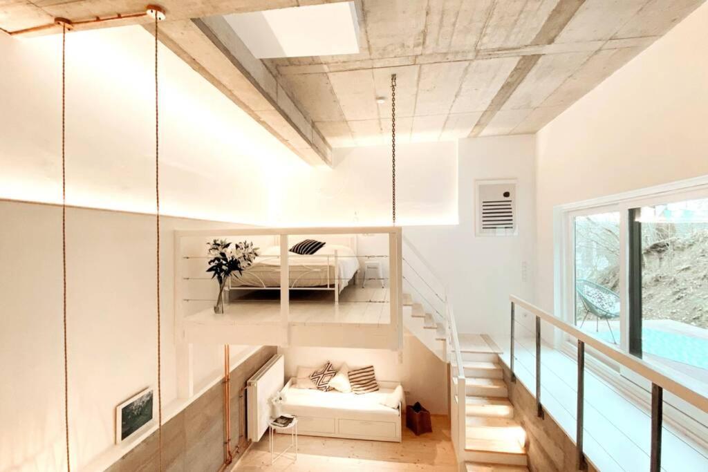 Pool-Loft: Wandern, Erholen & Sauna Siebengebirge Erpel Exterior foto